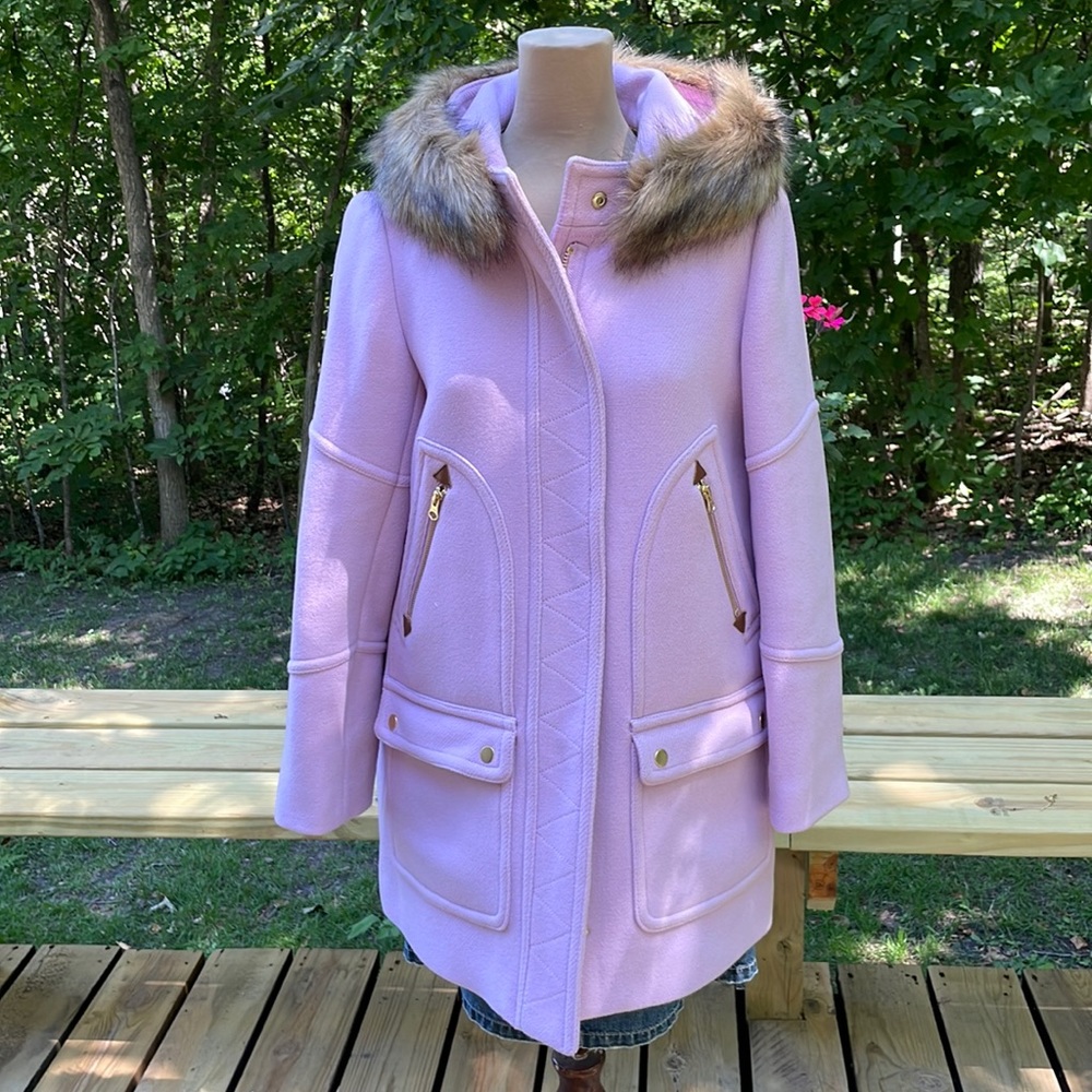 J Crew Château womens parka in EUC. Size 12pt.